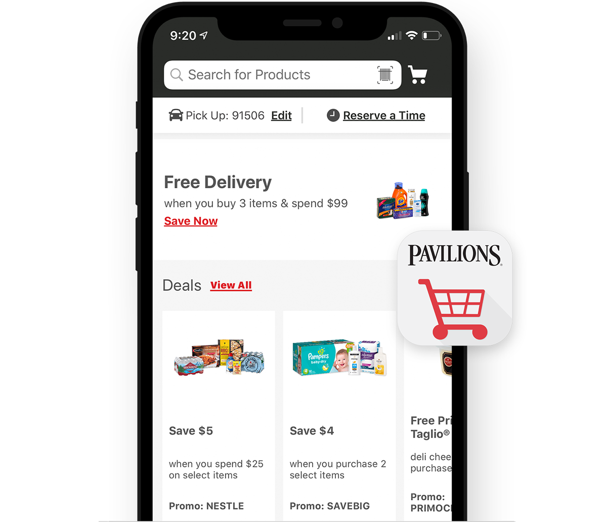false Pavilions Delivery & Pick Up