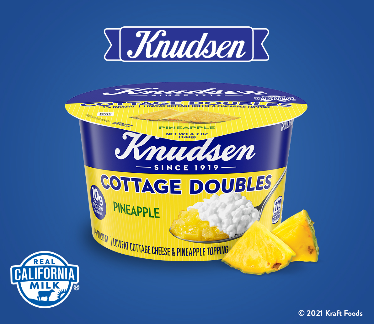 Knudsen cottage doubles, pineapple